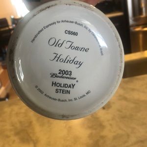 2003 Budweiser Holiday Stein